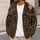 Rope Wheel Cowboy Western Motifs for Autumn Ranch Nights and Casual Country Style All-over Print Knitted Cardigan - 5