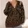 Rope Wheel Cowboy Western Motifs for Autumn Ranch Nights and Casual Country Style All-over Print Knitted Cardigan - 4
