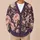 Vintage Peony Blooms for Cozy Fall Days, Romantic Garden Style for Women and Teens All-over Print Knitted Cardigan - 6