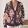 Vintage Peony Blooms for Cozy Fall Days, Romantic Garden Style for Women and Teens All-over Print Knitted Cardigan - 2