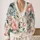 Vintage Watercolor Peony Blooms for Cozy Autumn Layering and Romantic Everyday Style All-over Print Knitted Cardigan - 2
