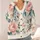 Vintage Watercolor Peony Blooms for Cozy Autumn Layering and Romantic Everyday Style All-over Print Knitted Cardigan - 4