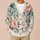Vintage Watercolor Peony Blooms for Cozy Autumn Layering and Romantic Everyday Style All-over Print Knitted Cardigan - 6