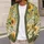 Sunflower Meadow Blooms for Cozy Autumn Layering and Everyday Nature-Inspired Style All-over Print Knitted Cardigan - 5