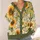 Sunflower Meadow Blooms for Cozy Autumn Layering and Everyday Nature-Inspired Style All-over Print Knitted Cardigan - 4