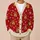 Golden Christmas Bells and Snowflakes for Cozy Holiday Gatherings and Winter Cheer All-over Print Knitted Cardigan - 6
