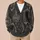 Raven and Chandelier Motifs for Dark Academia Halloween Style and Autumn Outings All-over Print Knitted Cardigan - 6