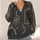 Raven and Chandelier Motifs for Dark Academia Halloween Style and Autumn Outings All-over Print Knitted Cardigan - 4