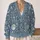 Celestial Moon And Star Scrollwork For Cozy Winter Layering And Everyday Style Look All-over Print Knitted Cardigan - 2
