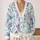 Seahorse Starfish Jellyfish And Ray Ocean Life For Coastal Everyday Style All-over Print Knitted Cardigan - 2