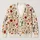 Dancing Skeletons And Autumn Wildflowers For Playful Everyday Layering All-over Print Knitted Cardigan - 1