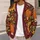 Sunflowers, Daisies & Harvest Pumpkins for Cozy Autumn Outings and Seasonal Layering All-over Print Knitted Cardigan - 5