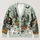 Halloween Ghosts, Bats and Pumpkins for Spooky Season Everyday Style for Women Fall All-over Print Knitted Cardigan - 1