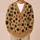 Black Cat Faces And Paw Prints For Cozy Everyday Autumn Layering All-over Print Knitted Cardigan - 6