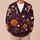 Halloween Pumpkins, Bats And Mushrooms For Spooky Autumn Nights And Fall Gatherings All-over Print Knitted Cardigan - 6