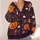 Halloween Pumpkins, Bats And Mushrooms For Spooky Autumn Nights And Fall Gatherings All-over Print Knitted Cardigan - 4