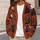 Halloween Ghosts, Bats and Pumpkins for Spooky Season Layering All-over Print Knitted Cardigan - 5