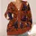 Halloween Ghosts, Bats and Pumpkins for Spooky Season Layering All-over Print Knitted Cardigan - 4