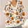 Halloween Pumpkins, Black Cat and Bats for Cozy Autumn Layering for Women All-over Print Knitted Cardigan - 4