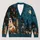 Haunted House Ghosts And Pumpkins For Halloween Night Festivities And Fall Fun All-over Print Knitted Cardigan - 1