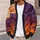 Golden Harvest Moon and Flying Bats for Spooky Autumn Evenings and Halloween Nights All-over Print Knitted Cardigan - 5