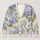 Watercolor Hydrangea Blooms for Cozy Fall Layering and Everyday Cottage Style Women All-over Print Knitted Cardigan - 1