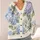 Watercolor Hydrangea Blooms for Cozy Fall Layering and Everyday Cottage Style Women All-over Print Knitted Cardigan - 4