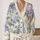 Watercolor Hydrangea Blooms for Cozy Fall Layering and Everyday Cottage Style Women All-over Print Knitted Cardigan - 2