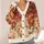 Vintage Rust Peony Florals for Cozy Autumn Layering and Everyday Women's Style All-over Print Knitted Cardigan - 4