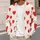 Red Heart And Colorful Fleck Motifs For Sweet Everyday Layering And Valentine Cheer All-over Print Knitted Cardigan - 5