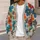 Colorful Folk Floral Blooms for Everyday Layering and Casual Style All-over Print Knitted Cardigan - 5