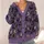 Purple Halloween Bats, Moons & Candlelight for Spooky Season Everyday Wear for Women All-over Print Knitted Cardigan - 4
