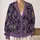 Purple Halloween Bats, Moons & Candlelight for Spooky Season Everyday Wear for Women All-over Print Knitted Cardigan - 2
