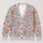 Tea Cups Cupcakes Cookies And Cake For Cozy Autumn Café Style All-over Print Knitted Cardigan - 1