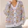Tea Cups Cupcakes Cookies And Cake For Cozy Autumn Café Style All-over Print Knitted Cardigan - 4