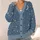 Celestial Moon And Star Motifs For Dreamy Halloween And Autumn Night Style All-over Print Knitted Cardigan - 4