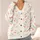 Pink Cherry And Bow Motifs For Sweet Everyday Autumn Layering All-over Print Knitted Cardigan - 4