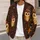 Witch Hat Owls and Jack-O’-Lanterns for Cozy Halloween Nights and Autumn Outings All-over Print Knitted Cardigan - 5