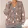 Halloween Ghosts, Spiderwebs And Ladybugs For Cozy Autumn Nights And Festive Layering All-over Print Knitted Cardigan - 4