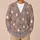 Halloween Ghosts, Spiderwebs And Ladybugs For Cozy Autumn Nights And Festive Layering All-over Print Knitted Cardigan - 6