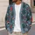 Red Green Evergreen Trees and Rainbows for Cozy Holiday Layering, Women's Winter Style All-over Print Knitted Cardigan - 5