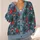 Red Green Evergreen Trees and Rainbows for Cozy Holiday Layering, Women's Winter Style All-over Print Knitted Cardigan - 4