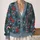 Red Green Evergreen Trees and Rainbows for Cozy Holiday Layering, Women's Winter Style All-over Print Knitted Cardigan - 2