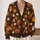 Ghosts Pumpkins Bats And Maple Leaves For A Cozy Halloween Season All-over Print Knitted Cardigan - 2