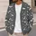 White Bats And Starry Skies For Halloween Night Out And Everyday Autumn Layering All-over Print Knitted Cardigan - 5