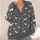 White Bats And Starry Skies For Halloween Night Out And Everyday Autumn Layering All-over Print Knitted Cardigan - 4