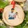 Personalized Dad Photo Glass Christmas Ornament – Custom Kids Names & Quote Keepsake, Gift from Kids - 2