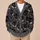 Black Cat Witch Hats and Stars for Cozy Autumn Nights and Everyday Layering Style All-over Print Knitted Cardigan - 6