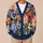 Watercolor Garden Blooms for Festive Carnival Celebrations and Everyday Colorful Style All-over Print Knitted Cardigan - 6