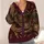 Cowboy Hat and Revolver Western Style for Autumn Nights and Casual Country Wear All-over Print Knitted Cardigan - 4